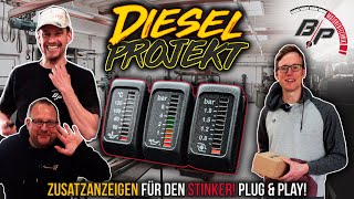 LADEDRUCK amp Öl TemperaturDruck Zusatzanzeigen im VW AAZ  DIESEL PROJEKT 2  BP Motorentechnik [upl. by Ardnael]