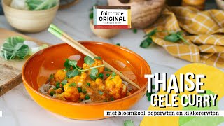 Thaise vegetarische gele curry in a hurry [upl. by Hoeve]