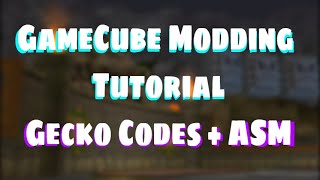 Gamecube Modding Tutorial  Gecko Codes and Basic ASM [upl. by Aicilaf414]