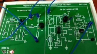 Frequency Modulation and Demodulation with Spectrum analysis [upl. by Adar198]