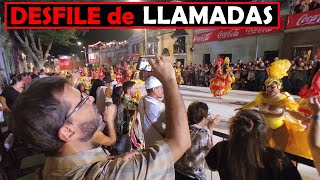 DESFILE OFICIAL DE LLAMADAS 2023 A PURO CANDOMBE por la calle Isla de Flores MontevideoUruguay [upl. by Krys]