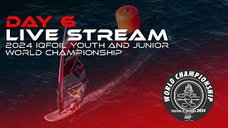 Day 6 Live  Medal Series  2024 iQFOiL Youth and Junior World Championship [upl. by Nyvets]