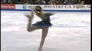 Ashley Wagner 2010 US Nationals SPflv [upl. by Drawdesemaj]