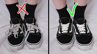 신발끈 안보이게 안으로 묶는법 How to hide your shoe laces 3easy wasy [upl. by Egroej537]