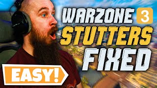 Warzone 3 lagg and stutters fixed AMD PC [upl. by Ardyaf]