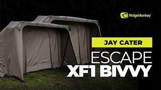 RidgeMonkey EscAPE XF1 Bivvy  Jay Cater [upl. by Bayer]