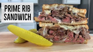 The Perfect Grilled Prime Rib Sandwich [upl. by Nwaf]