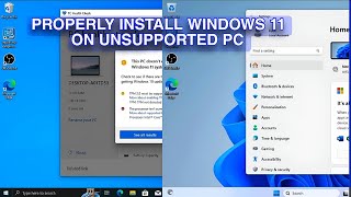 3 Ways to successfully install windows 11 on unsupported PC with working updates [upl. by Ramona]