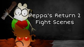 Peppa Pig Gets Grounded EAJ3 Movie Peppas Return 2 Fight Scenes [upl. by Winne]