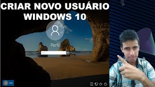 Como Criar Usuário no WINDOWS 10 [upl. by Yanad769]