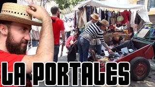 MERCADO DE PULGAS EL FAMOSO TIANGUIS DE PORTALES CHACHARAS ANTIGUEDADES CDMX CIUDAD DE MÉXICO MARKET [upl. by Ahsitnauq]