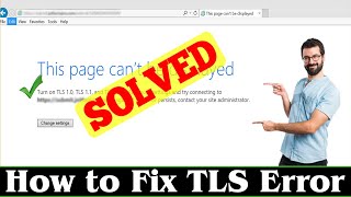 SOLVED How to Fix TLS Error Problem 100 Working [upl. by Paryavi949]