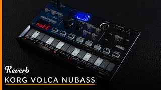 Korg Volca NuBass  Reverb Demo [upl. by Teryl]