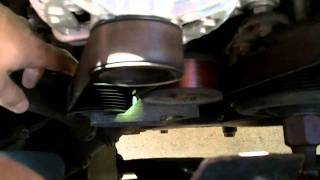 How to change the serpentine belt on a 2003 Dodge Ram 1500 [upl. by Starbuck]