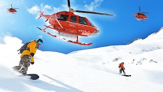 Legendary Heli Snowboarding Day In Whistler [upl. by Enylcaj645]