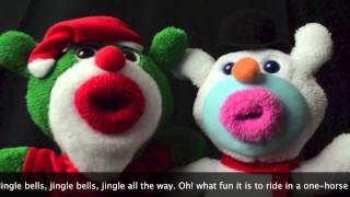 Christmas Holiday Santa amp Snowman Singamajigs sing Jingle Bells [upl. by Ellac]