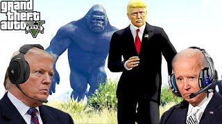 US Presidents Survive King Kong In GTA 5 [upl. by Leonsis690]