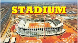 Diamniadio 2021  NATIONAL STADIUM WORK IN PROGRESS [upl. by Purcell]