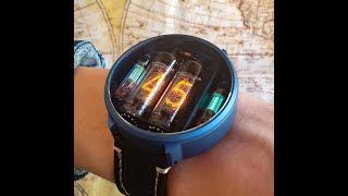 NIWA Nixie watch Titanium burned case Overview [upl. by Akimrej]