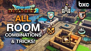 ALL Room Combinations  Tips amp Tricks for Rooms  Dragon Quest Builders 2 [upl. by Darrey232]