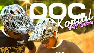 POC Kortal MTB DIY CUSTOM Helmet MTB DIY CUSTOM Helmet [upl. by Iormina]