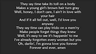 Randy Travis  Forever and Ever Amen LYRICS [upl. by Anircam]