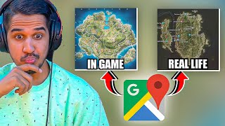 Free Fire Map Location In Google Map 😱 [upl. by Anawit743]