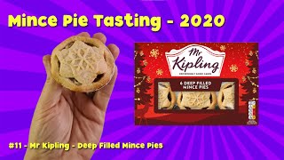 Mince Pie Testing 2020  Mr Kipling  Deep Filled Mince Pies [upl. by Hgielac63]