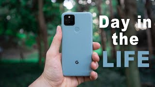 Google Pixel 5  Real Day in The Life Review  Battery amp Camera [upl. by Ayam784]