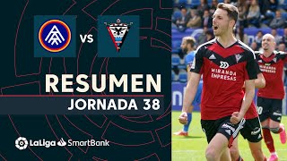 Resumen de FC Andorra vs CD Mirandés 01 [upl. by Anahpos]