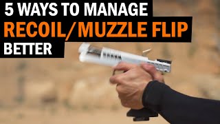 5 Ways to Manage Pistol Recoil and Muzzle Flip Better with Tactical Hyve [upl. by Dat110]