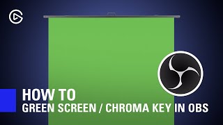 How to Green Screen  Chroma Key in OBS [upl. by Arlette]