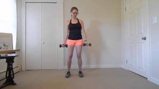 Bicep Curl to Overhead Press and Tricep Extension [upl. by Alysoun]