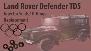 Land Rover Defender TD5 Injector seals  Orings Replacement [upl. by Queenie]