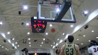 Highlights Tusculum Mens Basketball vs UNC Pembroke Nov 18 2023 [upl. by Ydnew912]