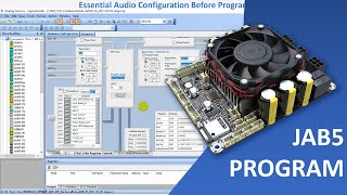 How to Program WONDOM JAB5 Sigma DSP ADAU1701 I2S amp Analog Input Port w SigmaStudio amp Demo Program [upl. by Spoor]