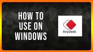 How to use Anydesk on Windows in 2024 Tutorial [upl. by Addia]