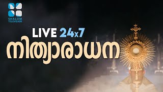 🔴 Perpetual Adoration Live Stream  24x7 നിത്യാരാധന  ShalomTelevision [upl. by Aliakim547]