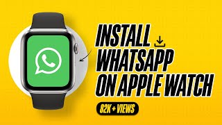 Use WhatsApp on Apple Watch 2024 🤯  FREE and EASY [upl. by Edith]