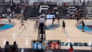 20230825 Chinle Volleyball at Navajo Prep [upl. by Allerbag]