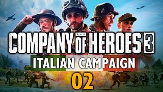 US AIRBORNE LEAD THE WAY Company of Heroes 3  Italian Campaign 2 [upl. by Etnoval767]