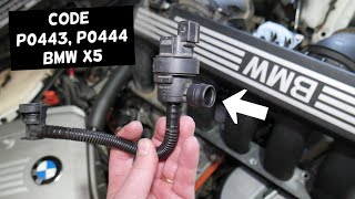 BMW X5 CODE P0443 P0444 ENGINE LIGHT ON [upl. by Oby]