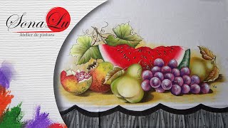 Aula 48  Frutas em Tecido  Parte 1 [upl. by Ronnoc]