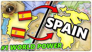 I REVIVED SPAIN And MADE THEM The STRONGEST WORLD POWER In VICTORIA 3 [upl. by Laehctim164]