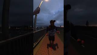 Running through the harbour at night overlooking the spinnaker tower [upl. by Dumond590]