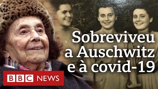 Lily Ebert a sobrevivente do Holocausto de 97 anos que venceu o coronavírus [upl. by Assinna]