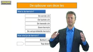 Leesvaardigheid aflevering 3  kernzinnen van alineas [upl. by Lehcnom]