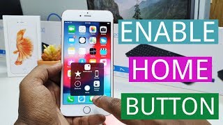 iPhone 6s Plus How To Enable Touch Screen Home Button on iPhone Assistive Touch [upl. by Nnylharas]