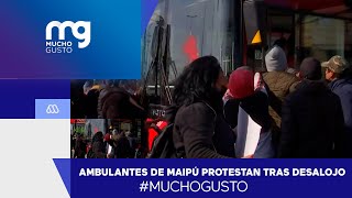 MuchoGusto  Comerciantes ambulantes protestan en Plaza de Maipú por desalojo [upl. by Therese]