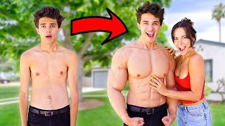 FAKE MUSCLE SUIT PRANK ON FRIENDS [upl. by Veejar]